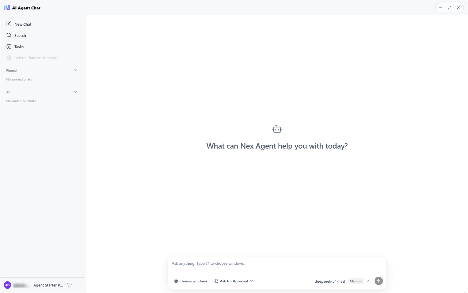 Nex Agent workspace